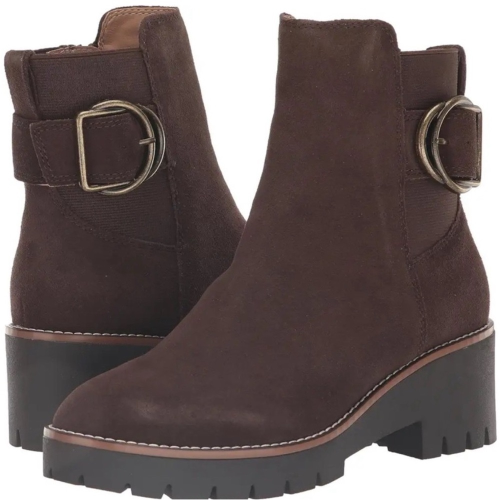 Blondo Women’s Dakota Waterproof Java Suede Boots/Booties
